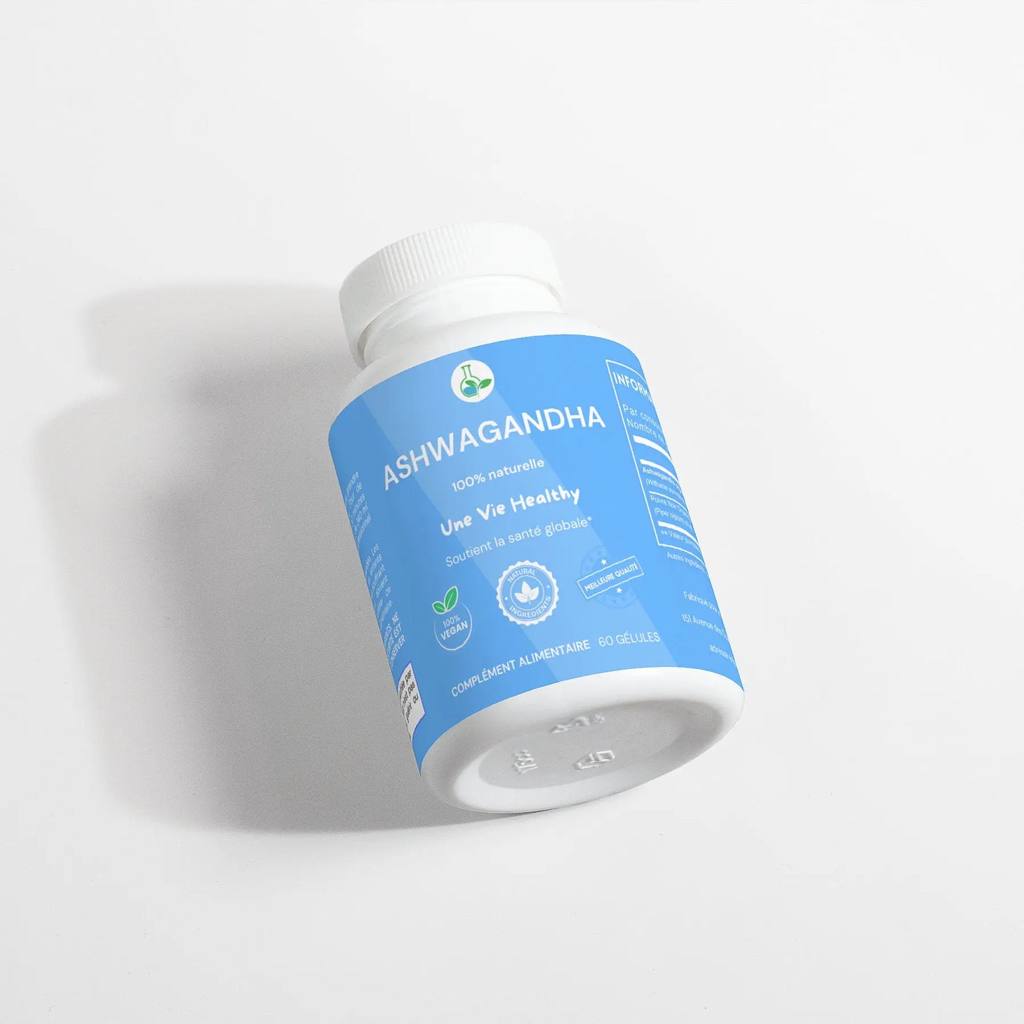 Gélules d'Ashwagandha 100% Naturelle Une Vie Healthy