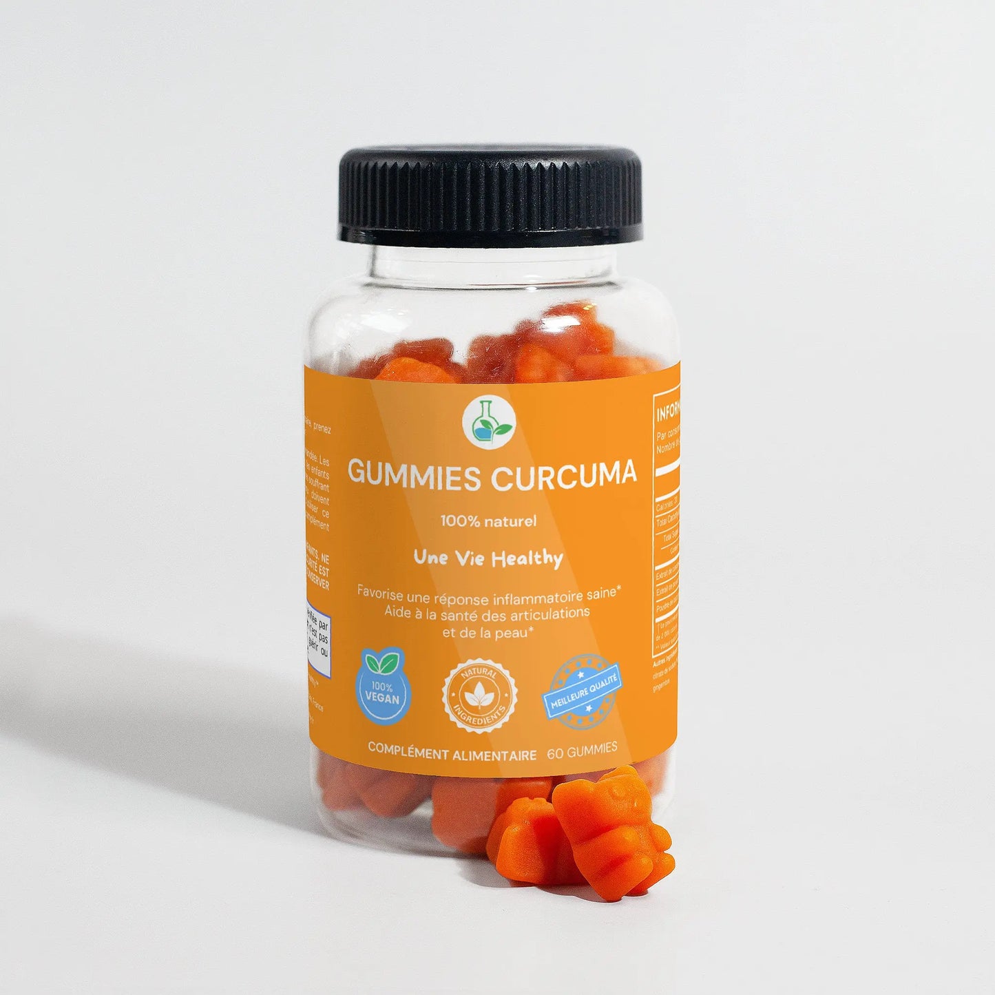 Gummies de Curcuma 100% Naturel Ma boutique