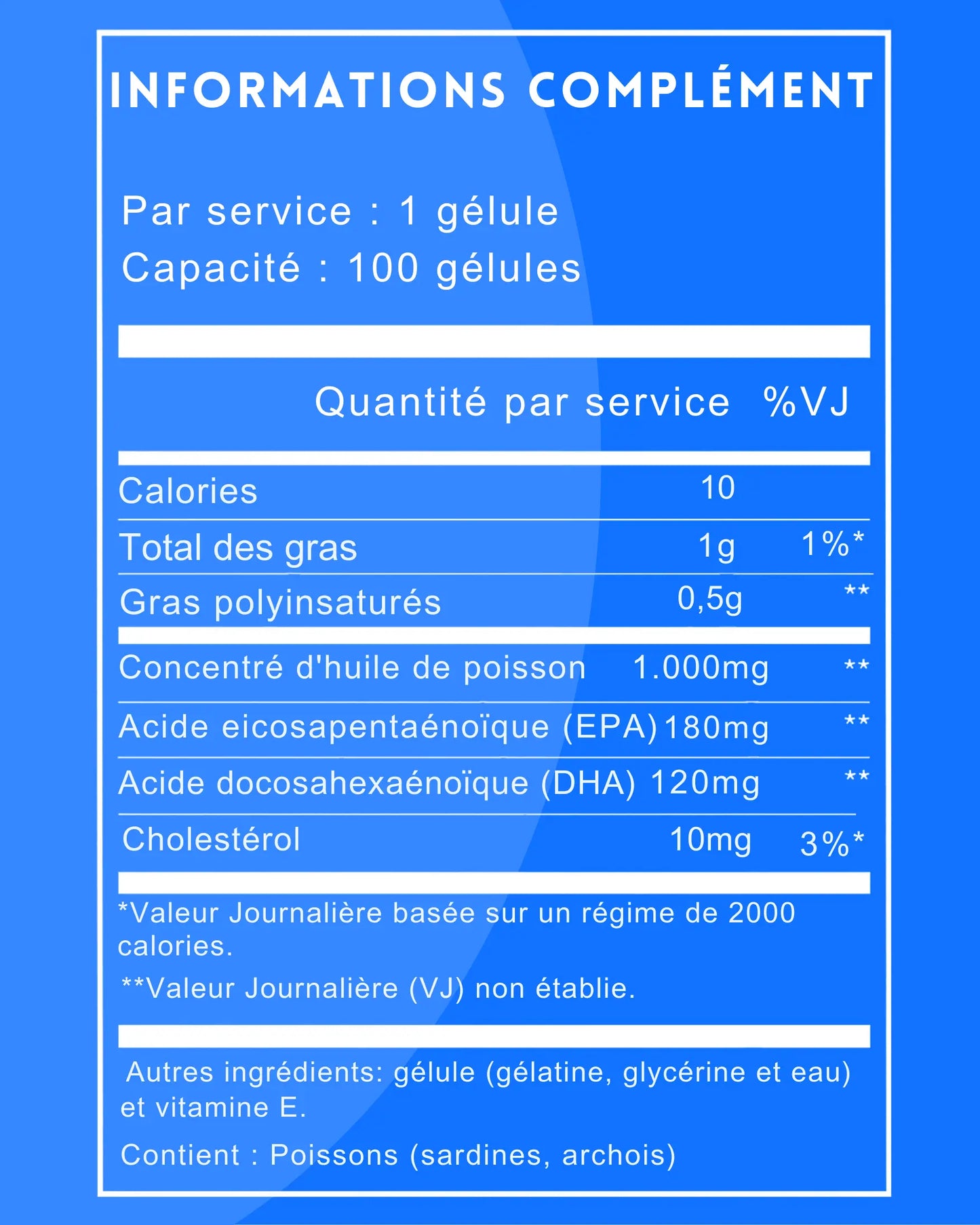 Omega³ Pure Une Vie Healthy