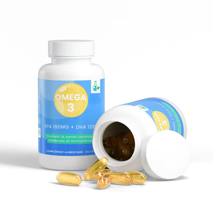 Omega-3 EPA 180mg + DHA 120mg Une Vie Healthy