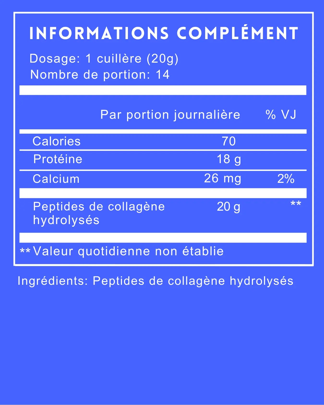 Collagène+ Éclat Une Vie Healthy